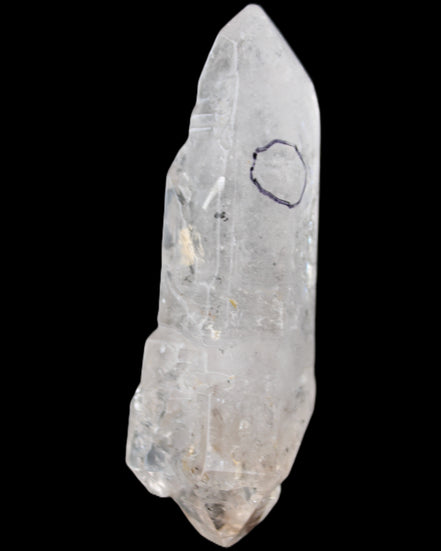 Herkimer Diamond Quartz Enhydro 97*30*21mm 97g in sunlight - Rocks and Things Store