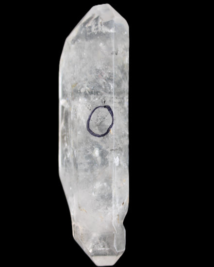 Herkimer Diamond Quartz Enhydro 97*30*21mm 97g in sunlight - Rocks and Things Store