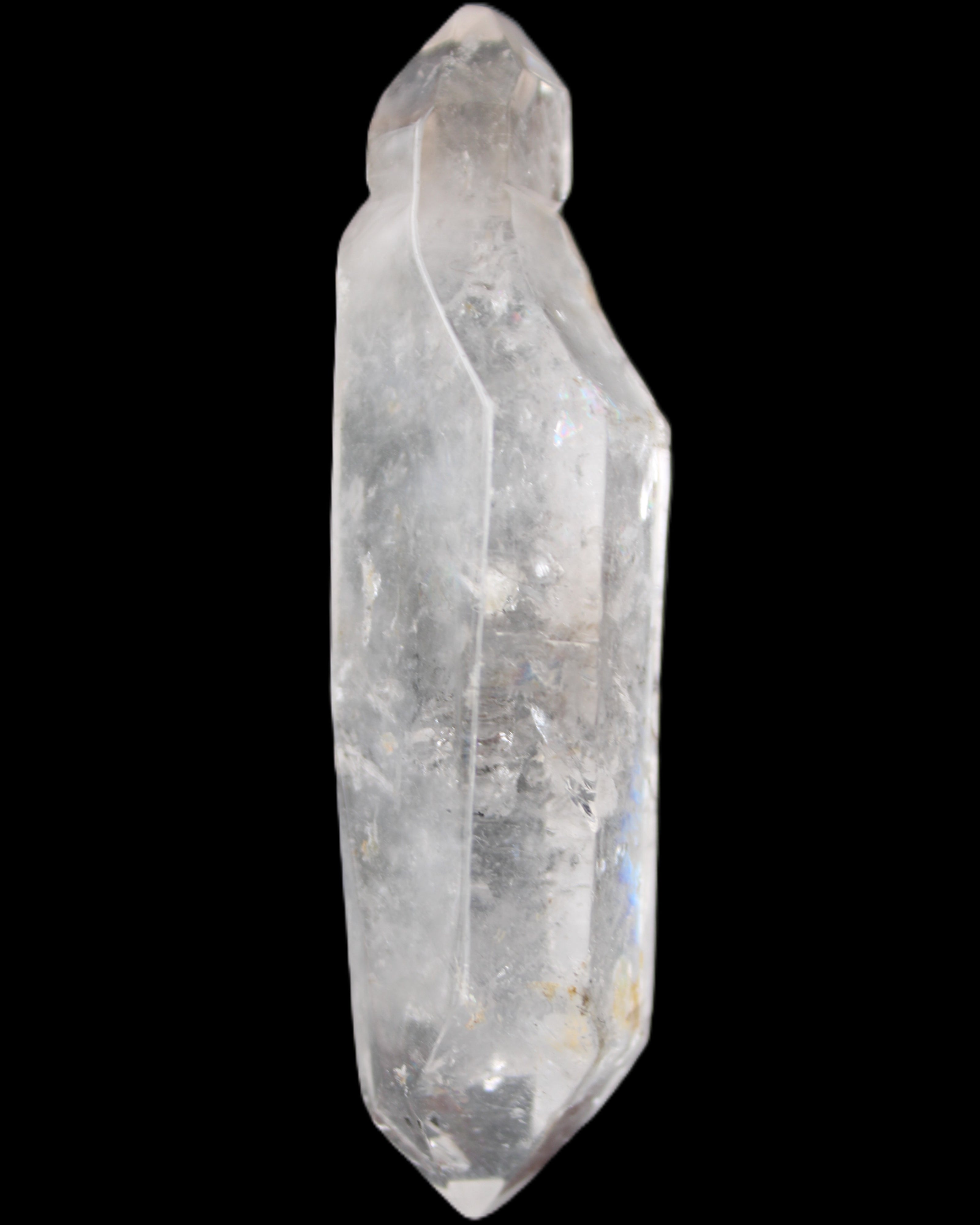 Herkimer Diamond Quartz Enhydro 97*30*21mm 97g in sunlight - Rocks and Things Store