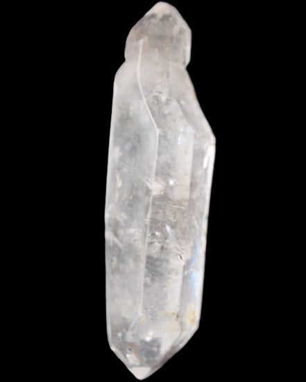 Herkimer Diamond Quartz Enhydro 97*30*21mm 97g in sunlight - Rocks and Things Store