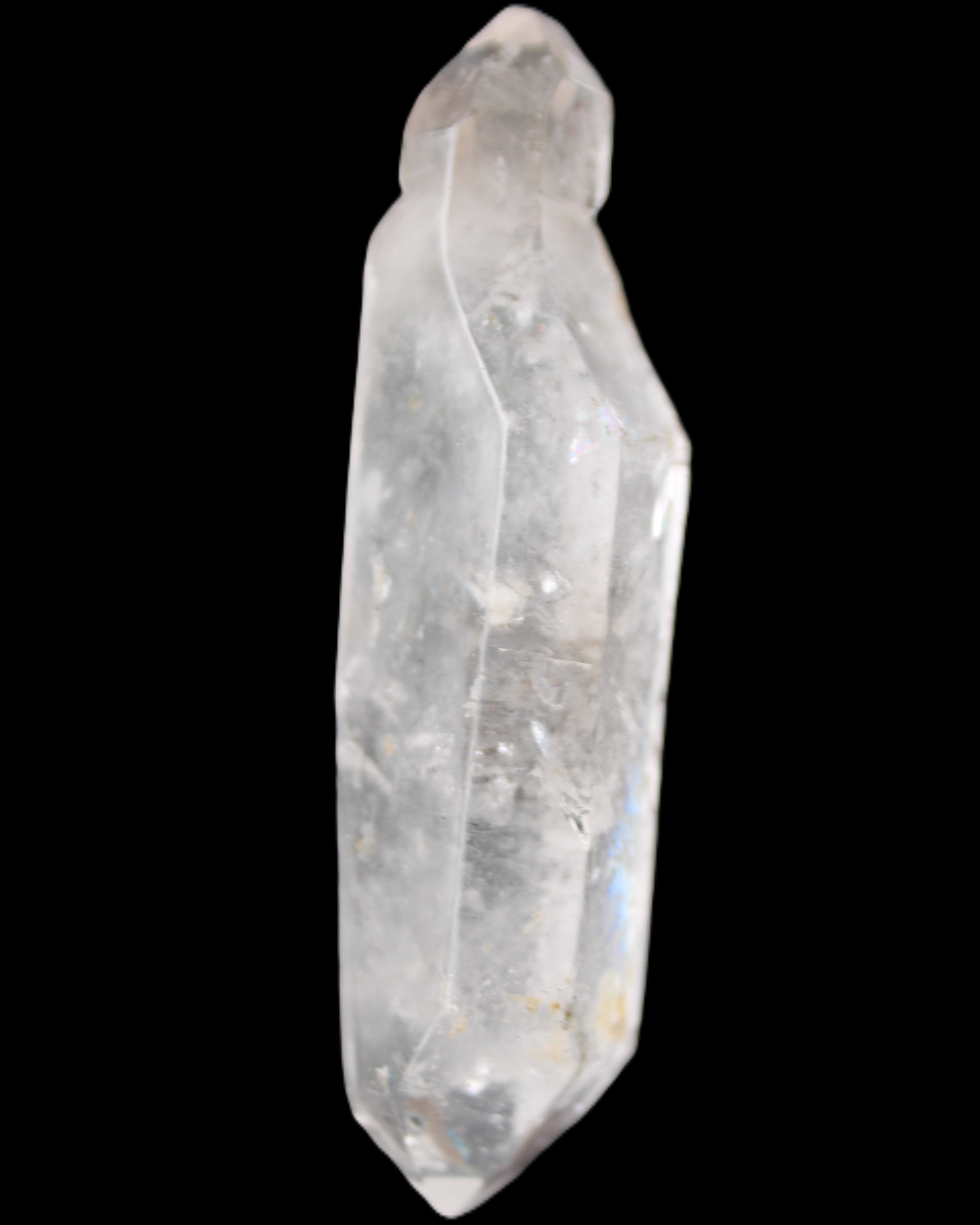 Herkimer Diamond Quartz Enhydro 97*30*21mm 97g in sunlight - Rocks and Things Store