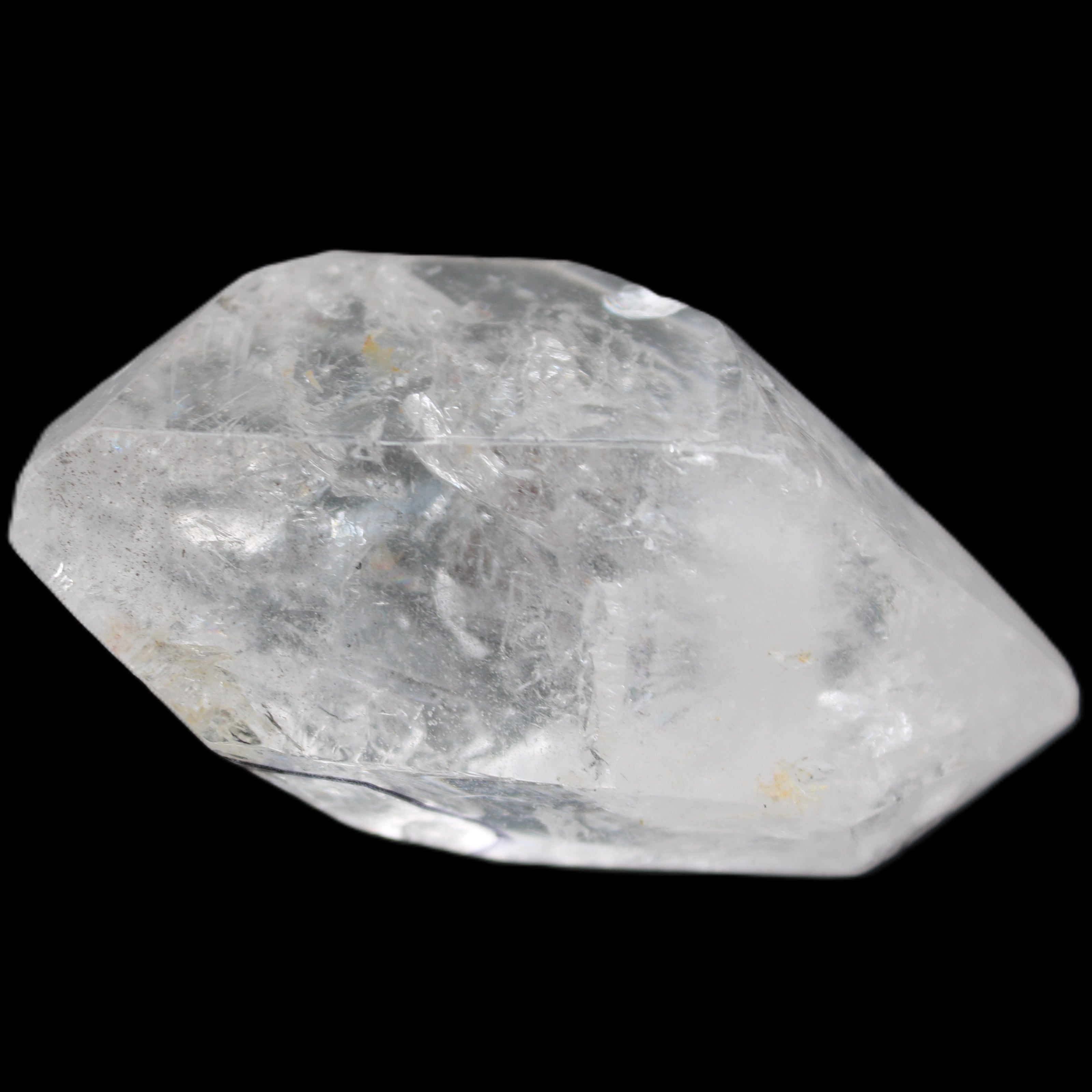 Herkimer Diamond Quartz Enhydro 64*33*31mm 79g in sunlight - Rocks and Things Store
