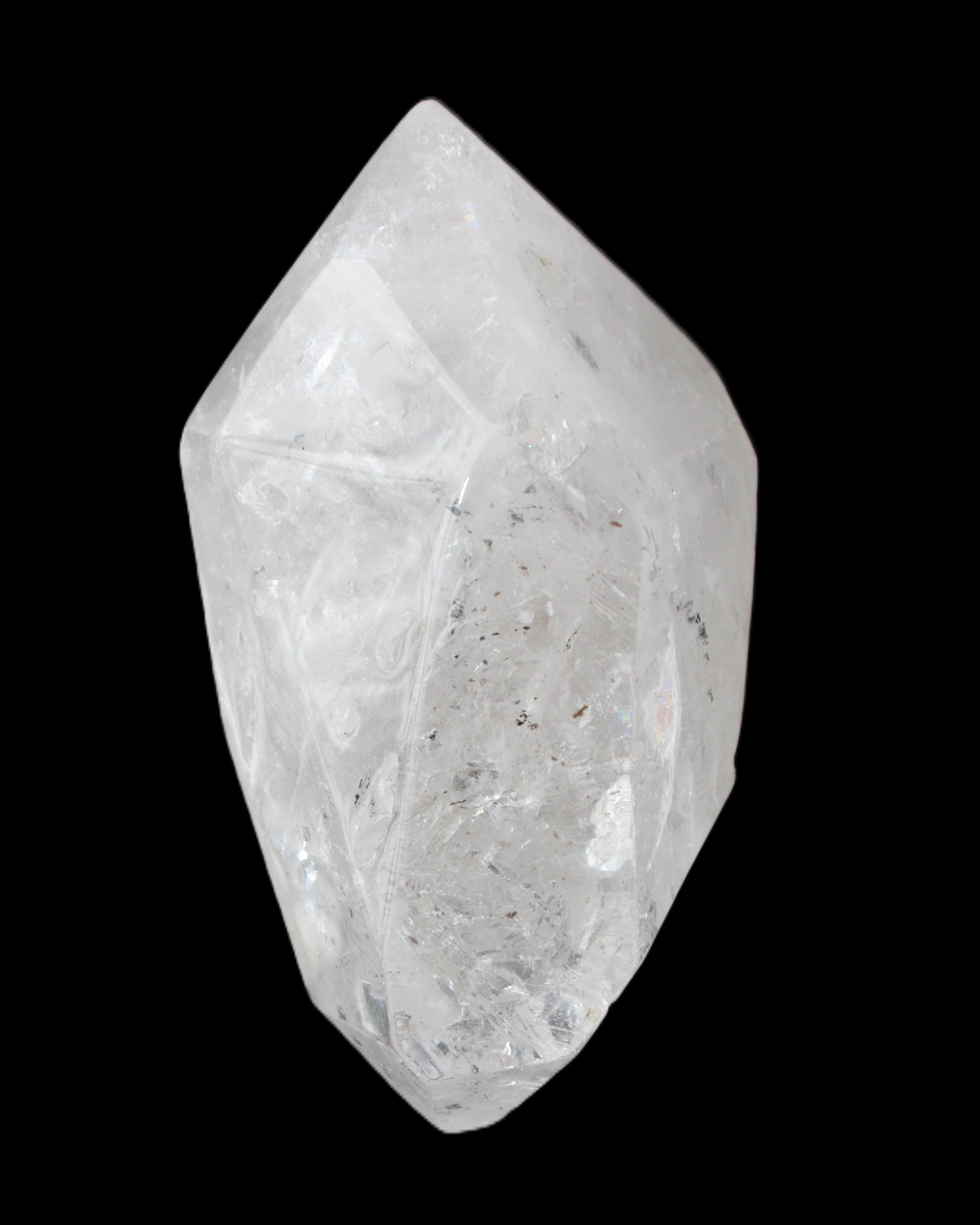 Herkimer Diamond Quartz Enhydro 77*37*33mm 145g in sunlight - Rocks and Things Store