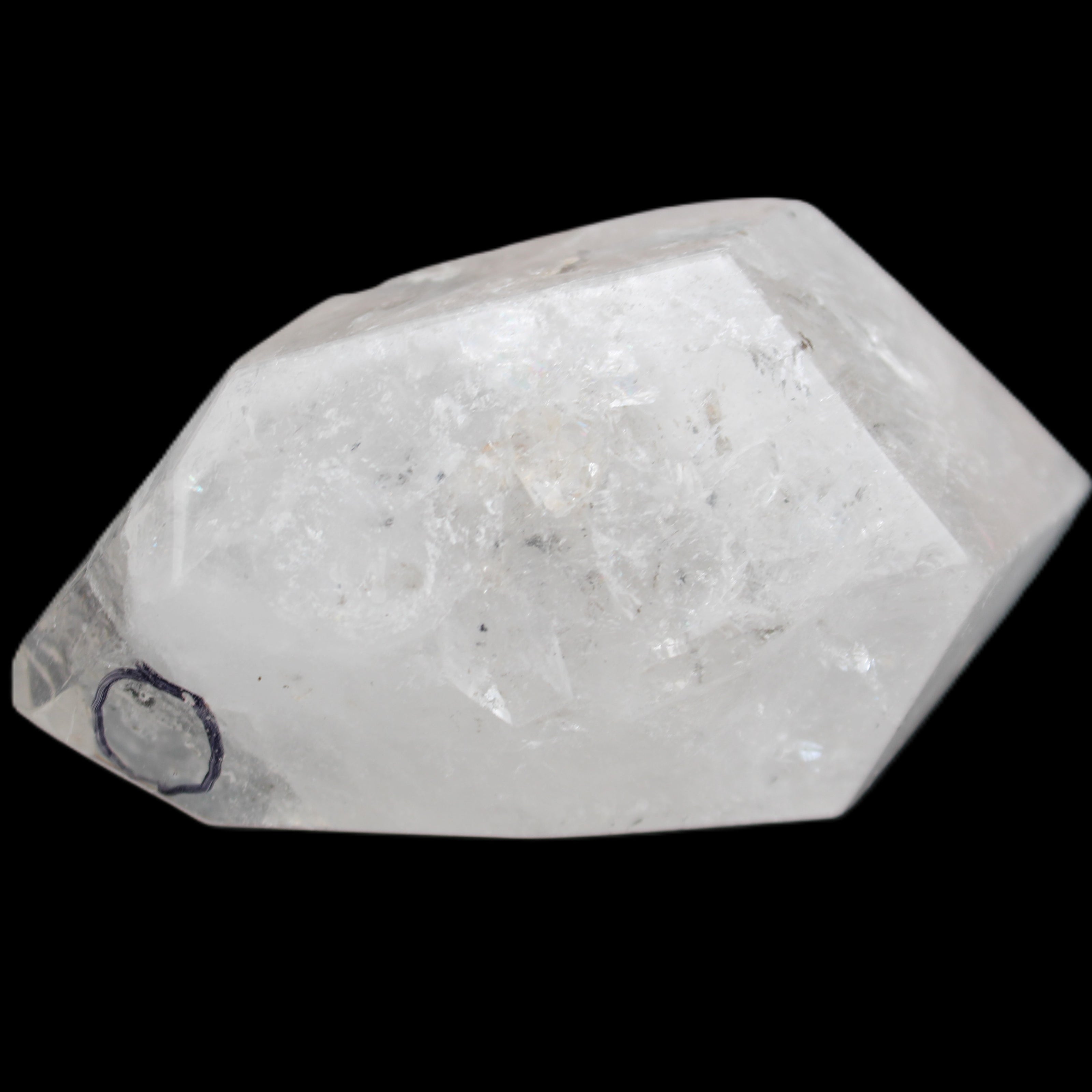 Herkimer Diamond Quartz Enhydro 77*37*33mm 145g in sunlight - Rocks and Things Store