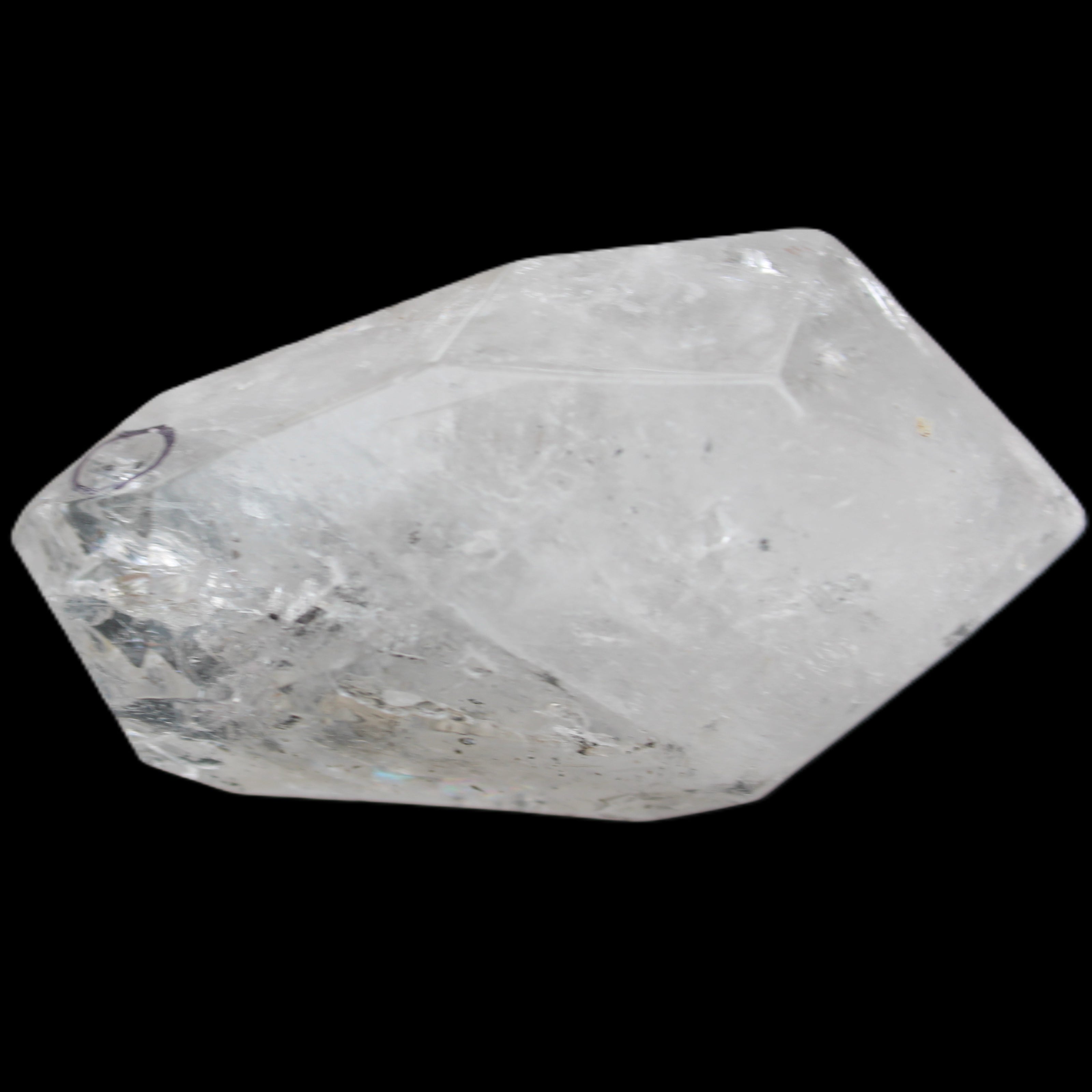 Herkimer Diamond Quartz Enhydro 77*37*33mm 145g in sunlight - Rocks and Things Store