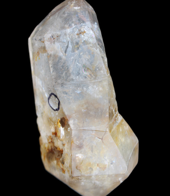 Herkimer Diamond Quartz Enhydro 101*45*40mm 180g in sunlight - Rocks and Things Store