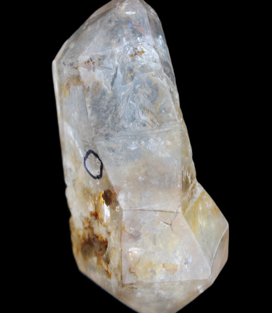 Herkimer Diamond Quartz Enhydro 101*45*40mm 180g in sunlight - Rocks and Things Store