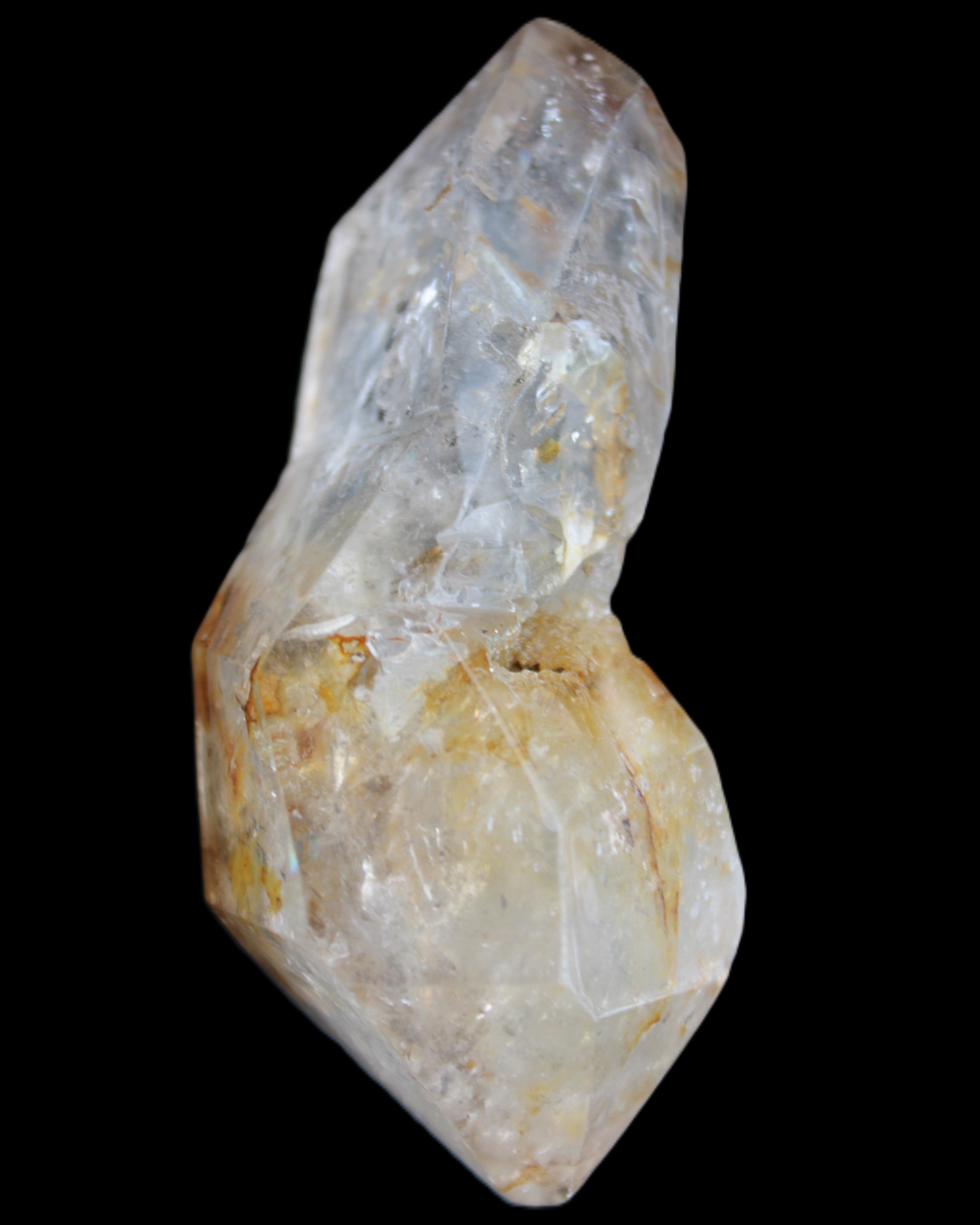 Herkimer Diamond Quartz Enhydro 101*45*40mm 180g in sunlight - Rocks and Things Store
