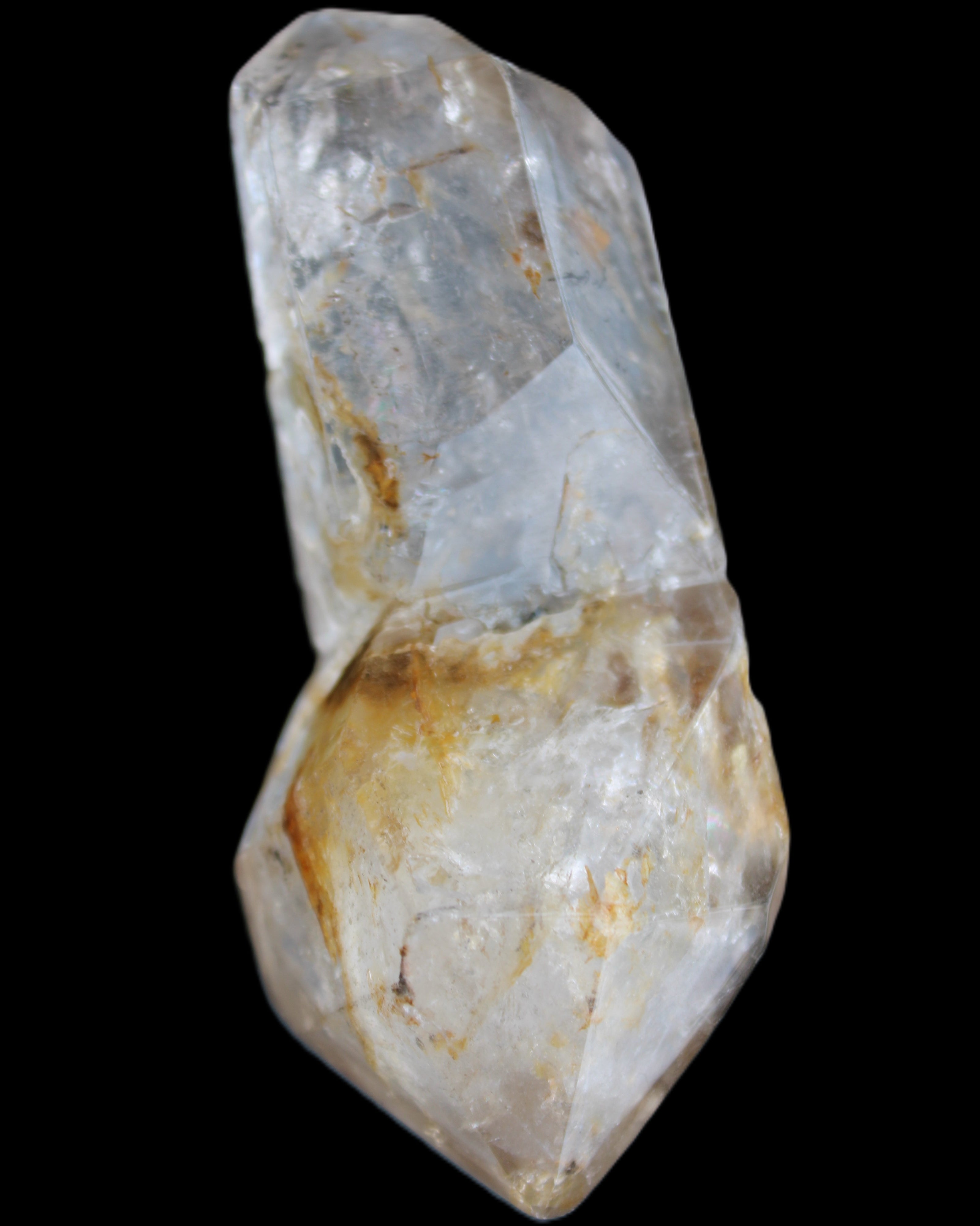 Herkimer Diamond Quartz Enhydro 101*45*40mm 180g in sunlight - Rocks and Things Store