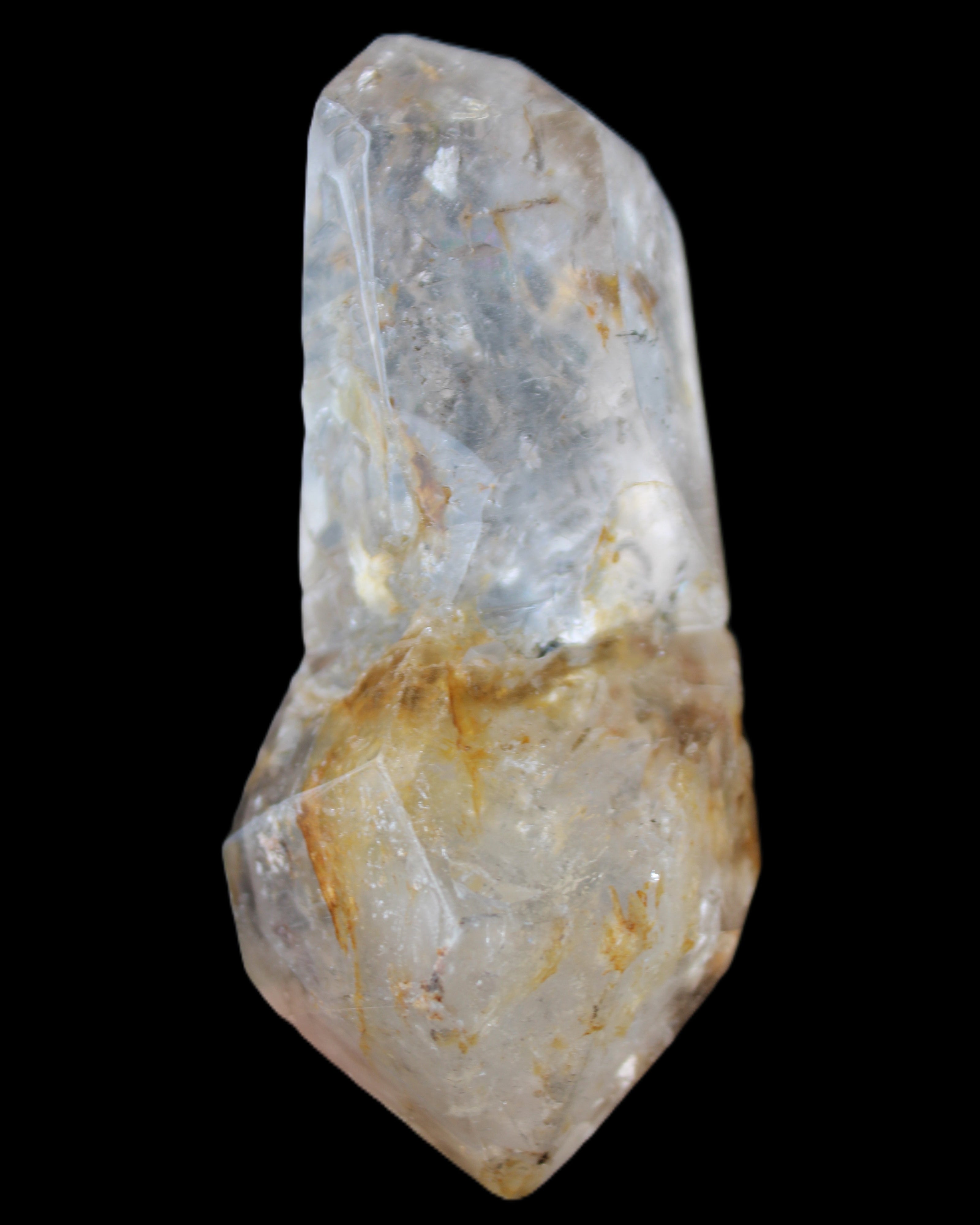 Herkimer Diamond Quartz Enhydro 101*45*40mm 180g in sunlight - Rocks and Things Store