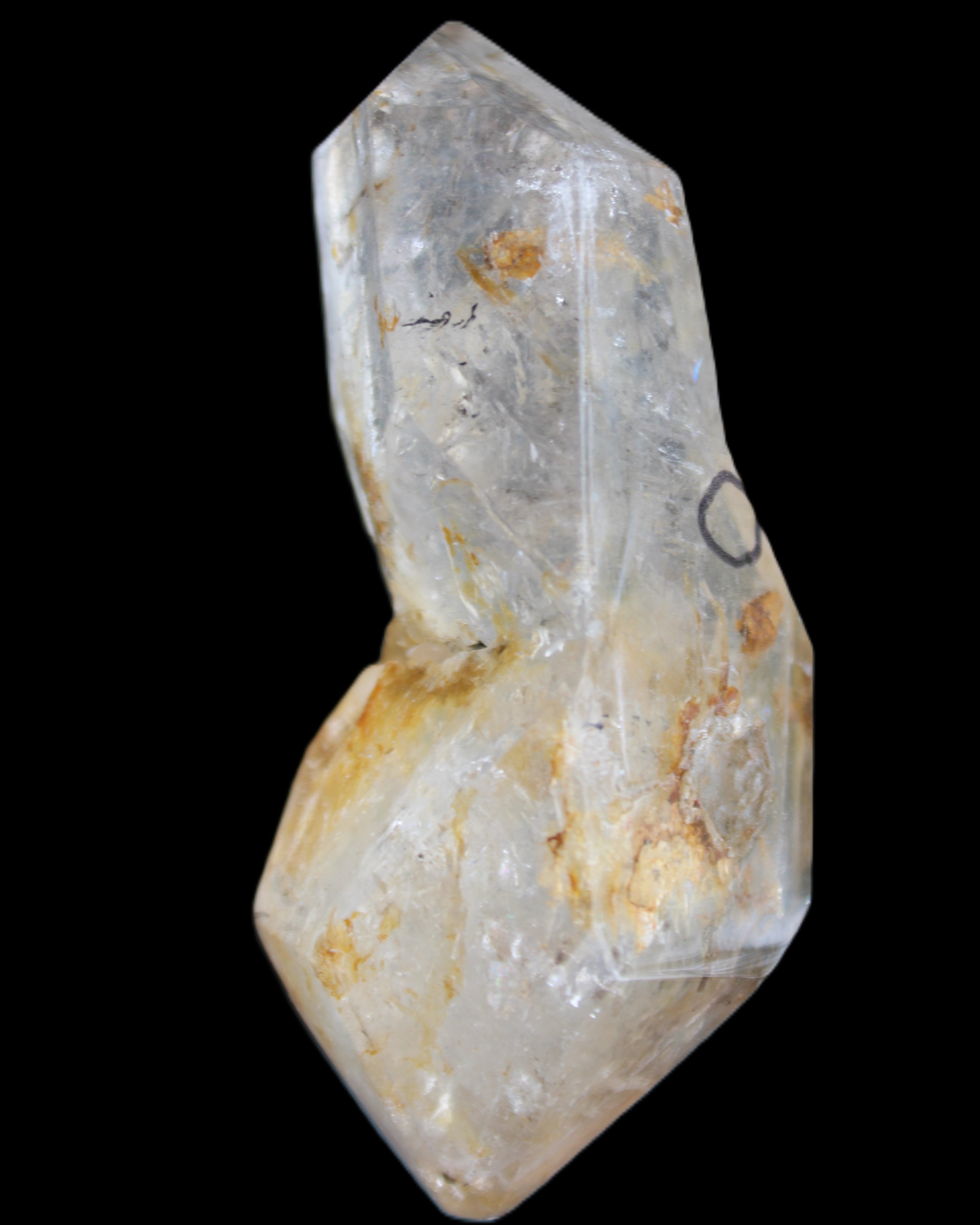 Herkimer Diamond Quartz Enhydro 101*45*40mm 180g in sunlight - Rocks and Things Store
