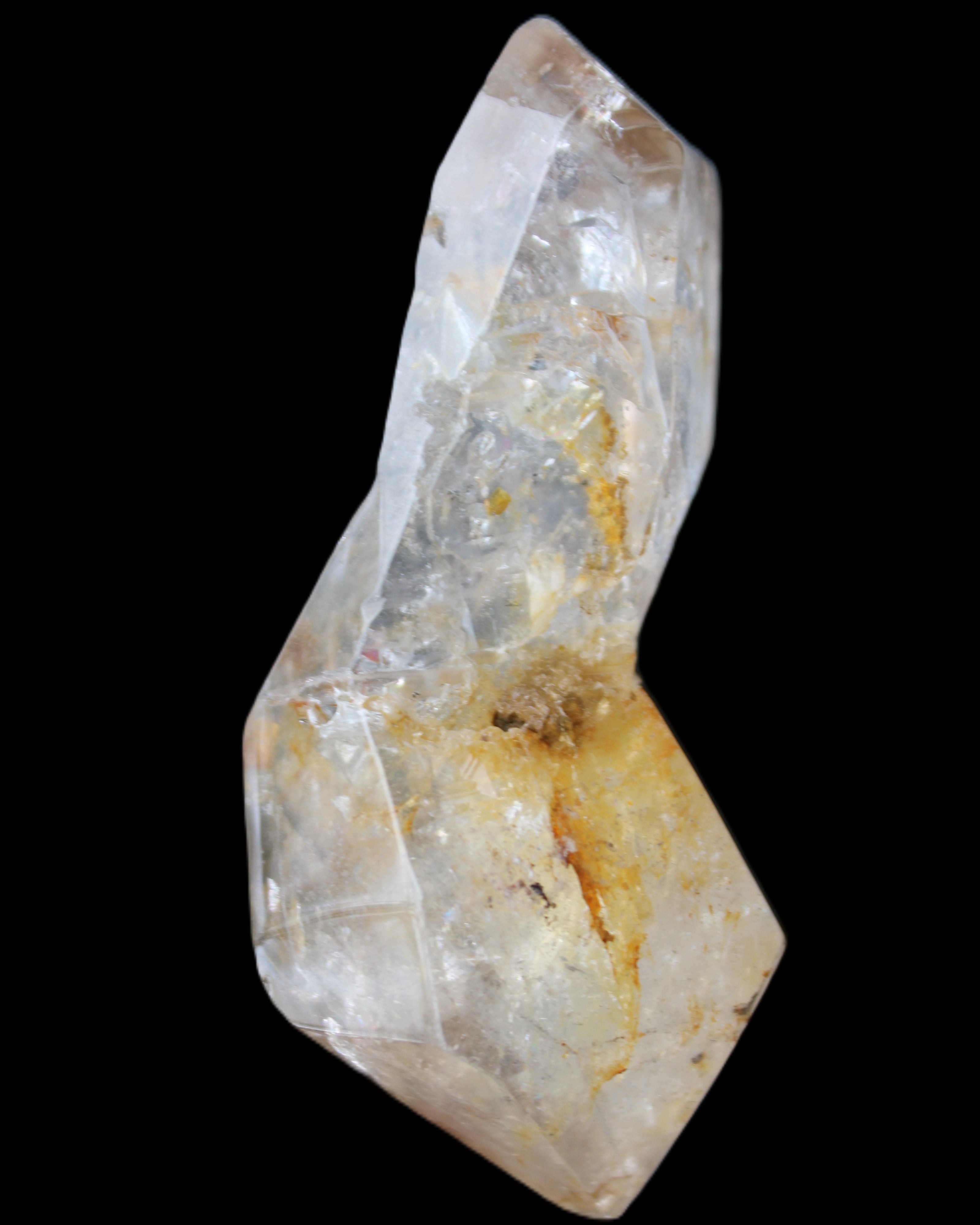 Herkimer Diamond Quartz Enhydro 101*45*40mm 180g in sunlight - Rocks and Things Store