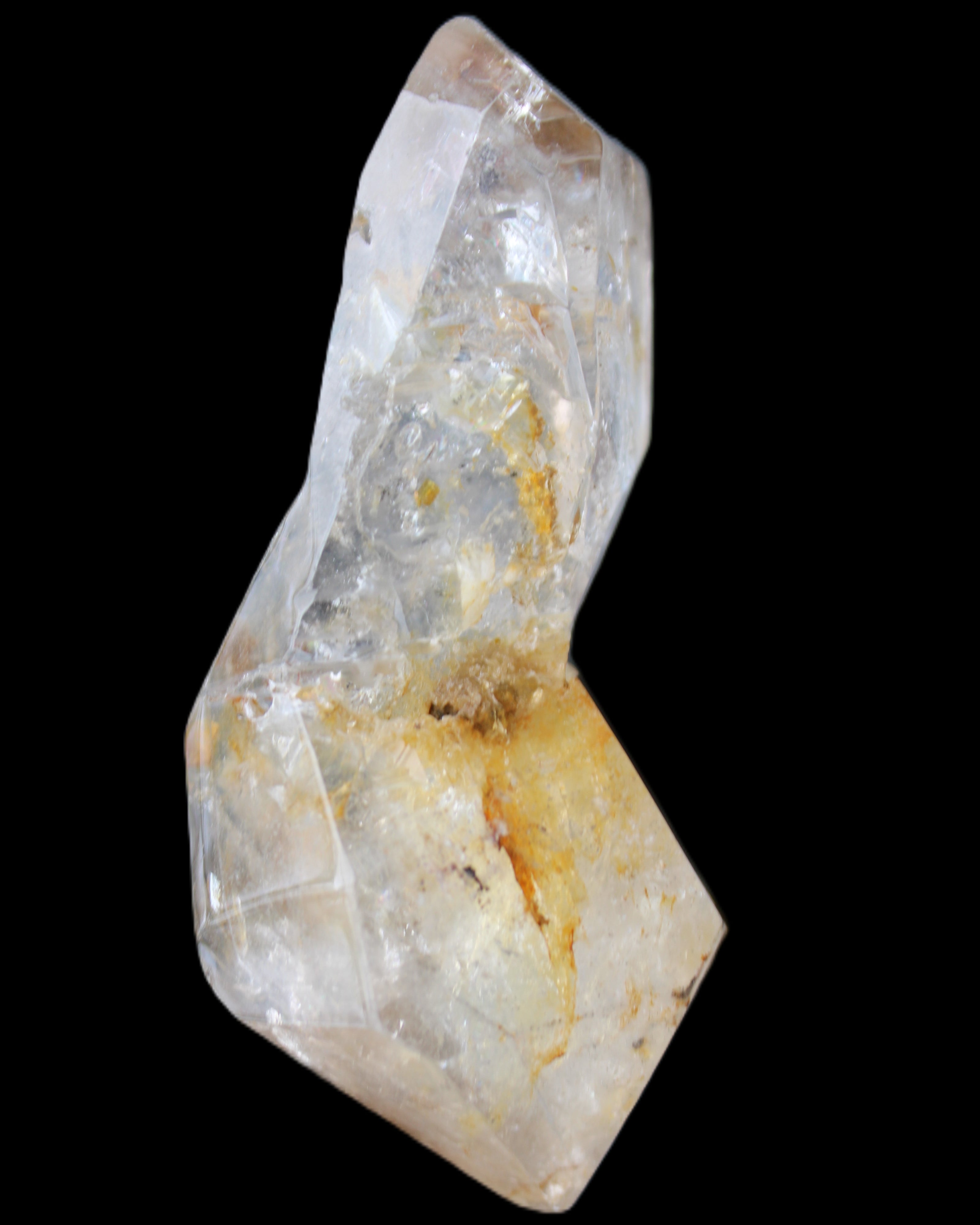Herkimer Diamond Quartz Enhydro 101*45*40mm 180g in sunlight - Rocks and Things Store