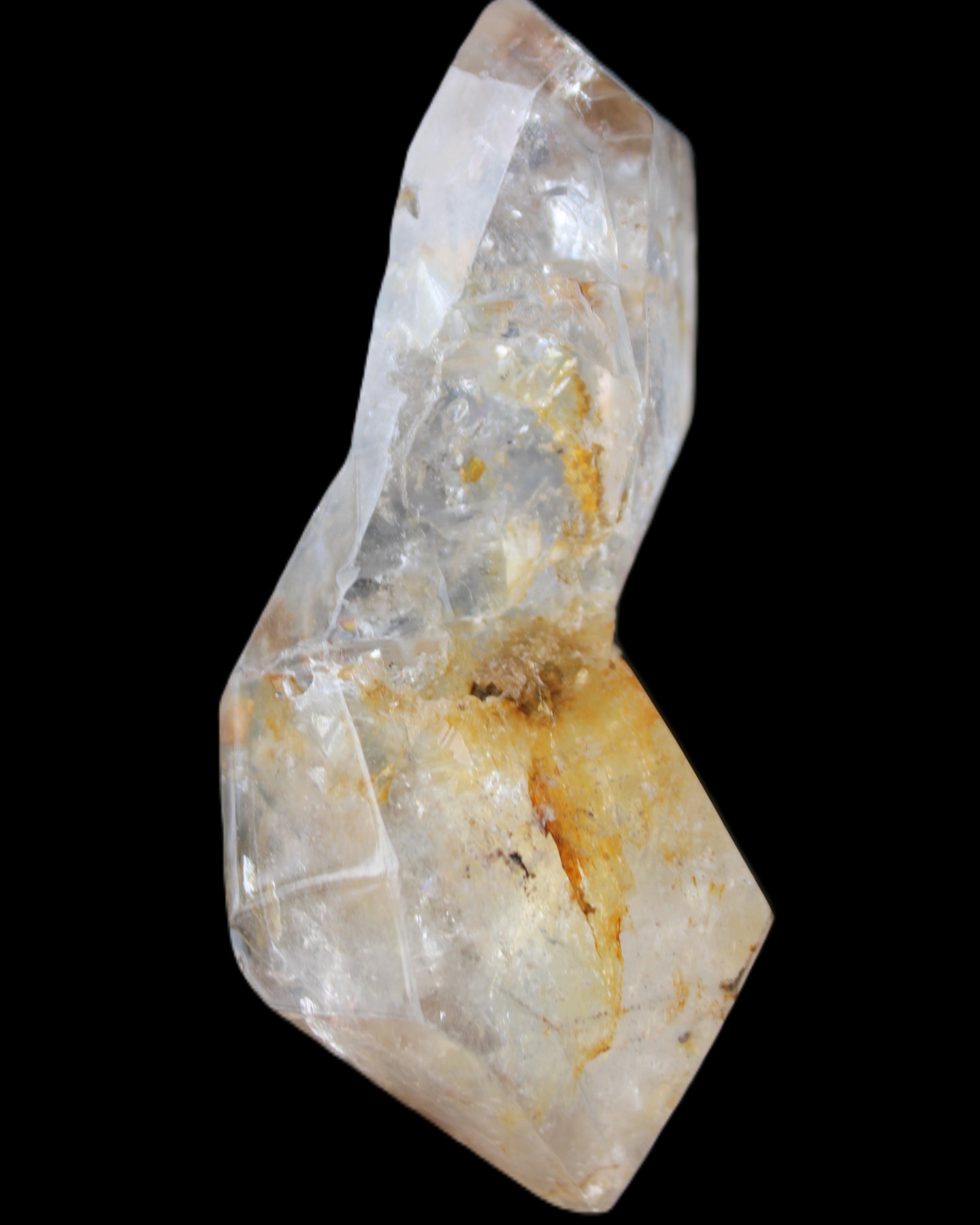 Herkimer Diamond Quartz Enhydro 101*45*40mm 180g in sunlight - Rocks and Things Store