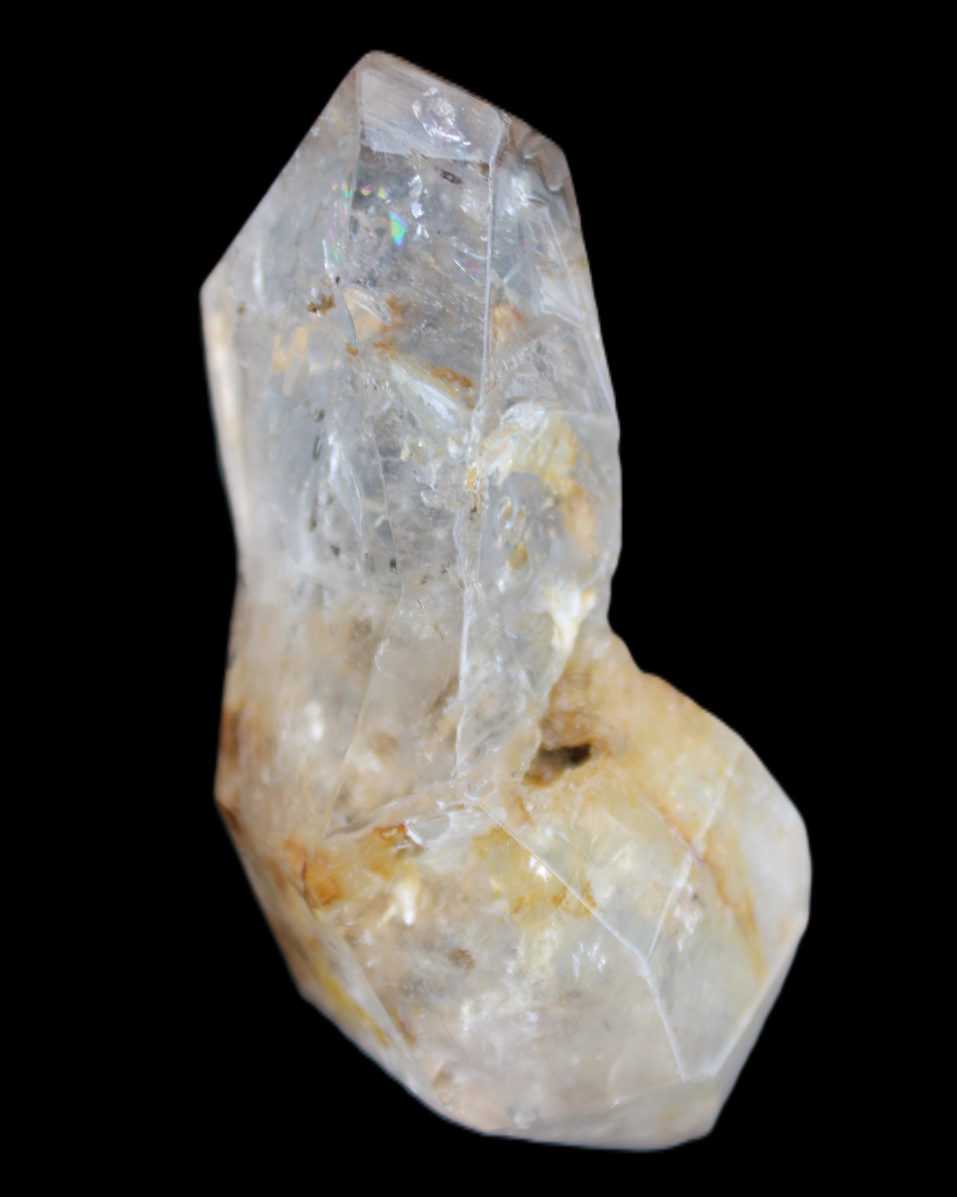 Herkimer Diamond Quartz Enhydro 101*45*40mm 180g in sunlight - Rocks and Things Store