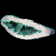 Electroplated Agate Quartz geodes range- greenish, 35-57g in sunlight - Rocks and Things Store