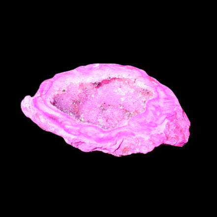 Electroplated Agate Quartz geodes range in sunlight - Rocks and Things Store