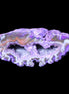 Purplish Electroplated Agate Quartz geodes 48-52mm 48-69g in sunlight - Rocks and Things Store