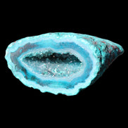 Electroplated Agate Quartz geodes range- greenish, 35-57g in sunlight - Rocks and Things Store