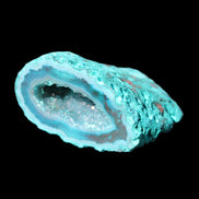 Electroplated Agate Quartz geodes range- greenish, 35-57g in sunlight - Rocks and Things Store