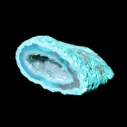 Electroplated Agate Quartz geodes range- greenish, 35-57g in sunlight - Rocks and Things Store