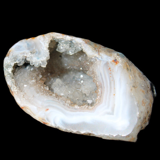 Agate Quartz geodes 52*30*31mm 49g in sunlight - Rocks and Things Store