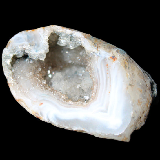 Agate Quartz geodes 52*30*31mm 49g in sunlight - Rocks and Things Store