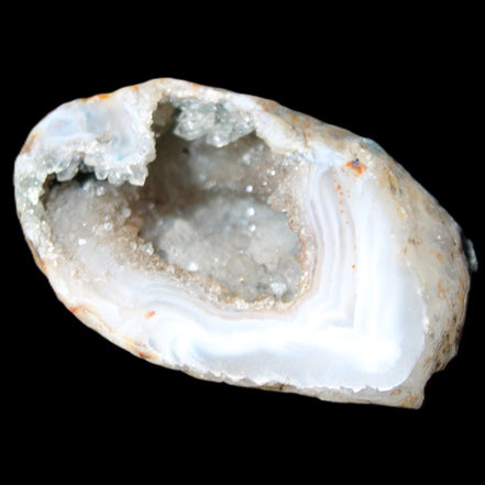 Agate Quartz geodes 52*30*31mm 49g in sunlight - Rocks and Things Store