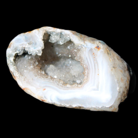 Agate Quartz geodes 52*30*31mm 49g in sunlight - Rocks and Things Store