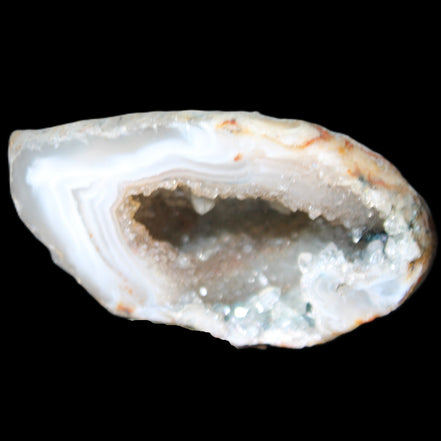 Agate Quartz geodes 52*30*31mm 49g in sunlight - Rocks and Things Store