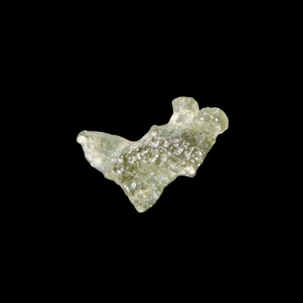 Moldavite from Czech Republic14*9mm 5.5ct 1.1g in sunlight - Rocks and Things Store