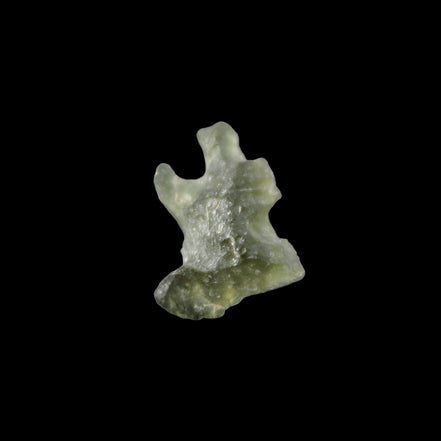 Moldavite from Czech Republic14*9mm 5.5ct 1.1g in sunlight - Rocks and Things Store