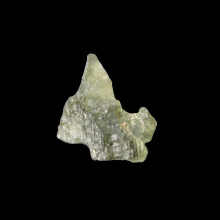 Moldavite from Czech Republic14*9mm 5.5ct 1.1g in sunlight - Rocks and Things Store