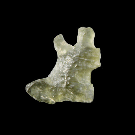 Moldavite from Czech Republic14*9mm 5.5ct 1.1g in sunlight - Rocks and Things Store