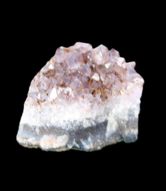 Amethyst cluster with Biotite 37*27mm 37.7g in sunlight - Rocks and Things Store