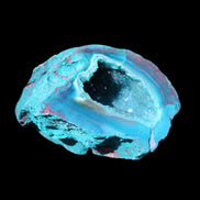 Electroplated Agate Quartz geodes range- greenish, 35-57g in sunlight - Rocks and Things Store