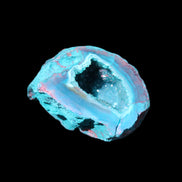 Electroplated Agate Quartz geodes range- greenish, 35-57g in sunlight - Rocks and Things Store