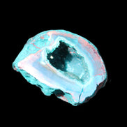 Electroplated Agate Quartz geodes range- greenish, 35-57g in sunlight - Rocks and Things Store