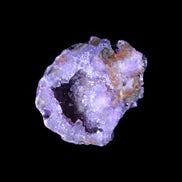 Purplish Electroplated Agate Quartz geodes 48-52mm 48-69g in sunlight - Rocks and Things Store