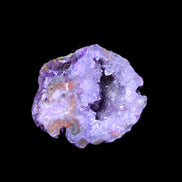 Purple Electroplated Agate Quartz geodes 49*53*32mm 69g in sunlight - Rocks and Things Store