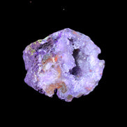 Purplish Electroplated Agate Quartz geodes 48-52mm 48-69g in sunlight - Rocks and Things Store