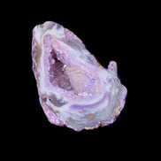 Purplish Electroplated Agate Quartz geodes 48-52mm 48-69g in sunlight - Rocks and Things Store