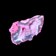 Pinkish Electroplated Agate Quartz geodes 39/55g in sunlight - Rocks and Things Store