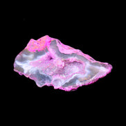 Pinkish Electroplated Agate Quartz geodes 39/55g in sunlight - Rocks and Things Store