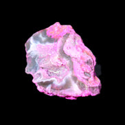 Pinkish Electroplated Agate Quartz geodes 39/55g in sunlight - Rocks and Things Store