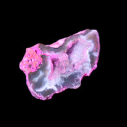Pinkish Electroplated Agate Quartz geodes 39/55g in sunlight - Rocks and Things Store