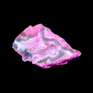 Pinkish Electroplated Agate Quartz geodes 39/55g in sunlight - Rocks and Things Store