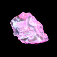 Pinkish Electroplated Agate Quartz geodes 39/55g in sunlight - Rocks and Things Store