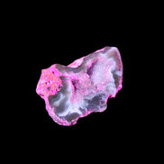 Pinkish Electroplated Agate Quartz geodes 39/55g in sunlight - Rocks and Things Store