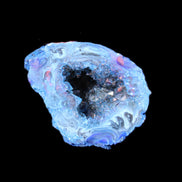 Blue Electroplated Agate Quartz geode range 40-67mm 30-63g in sunlight - Rocks and Things Store